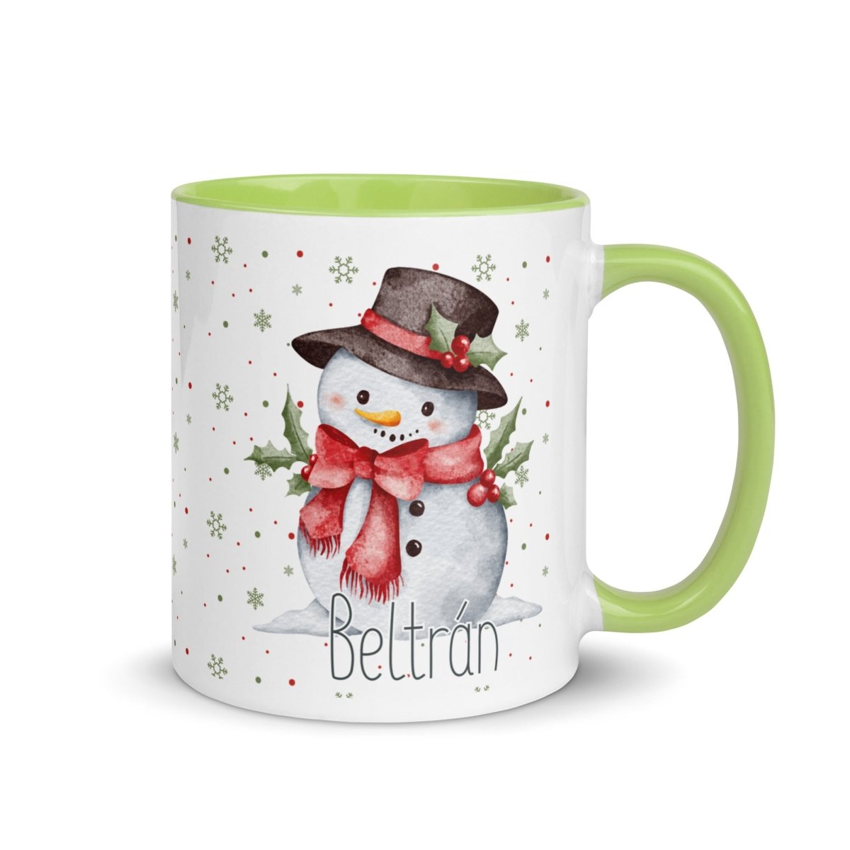 Taza Navidad Personalizada Muñeco Nieve Nanetes - Nanetes